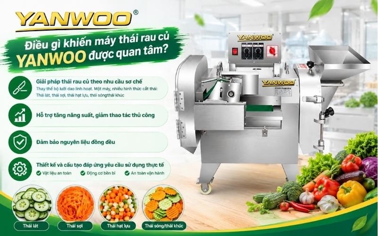 Máy Thái Rau Củ Yanwoo