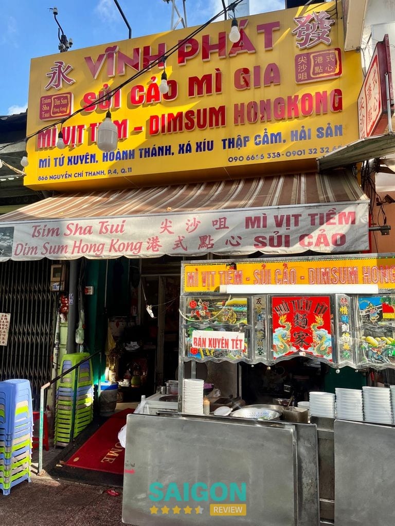 Vĩnh Phát Tsim Sha Sui Dim Sum - Quán điểm tâm Hồng Kông ở Nguyễn Chí Thanh