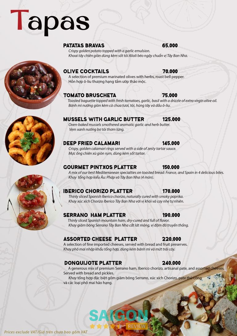 Don Quijote Vũng Tàu nhà hàng steak và pasta phong cách Âu