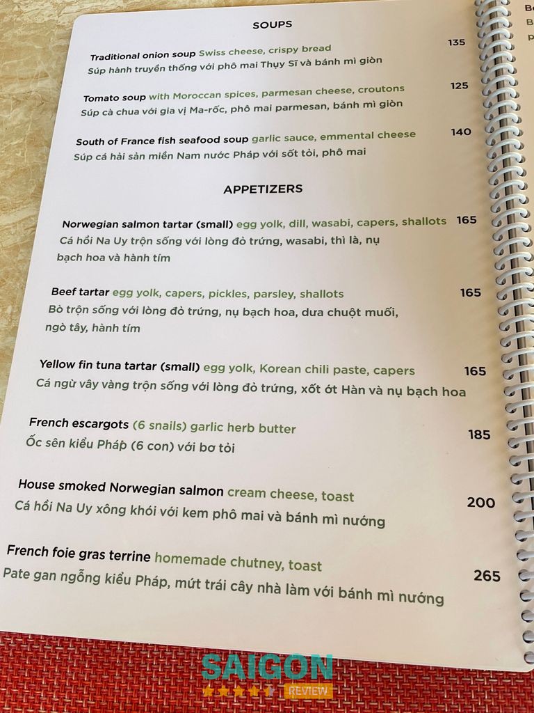 Bistro Nine Vũng Tàu nhà hàng món Âu và bít tết