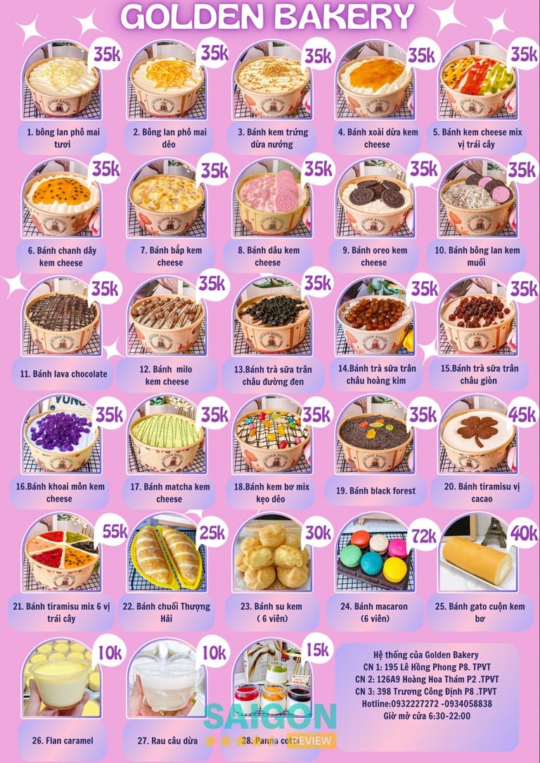 Golden Bakery – Nam Kỳ Khởi Nghĩa - tiệm bánh ở Vũng Tàu